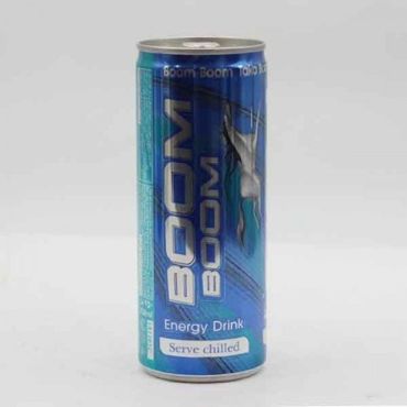 Boom Boom Energy Drink Can 250Ml, 24 Pieces Per Carton